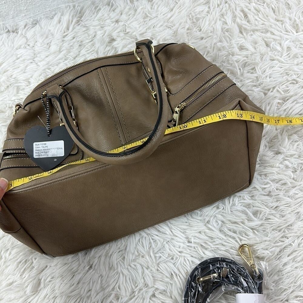 NWT Vegan Leather Convertible Bag - Picture 9 of 11